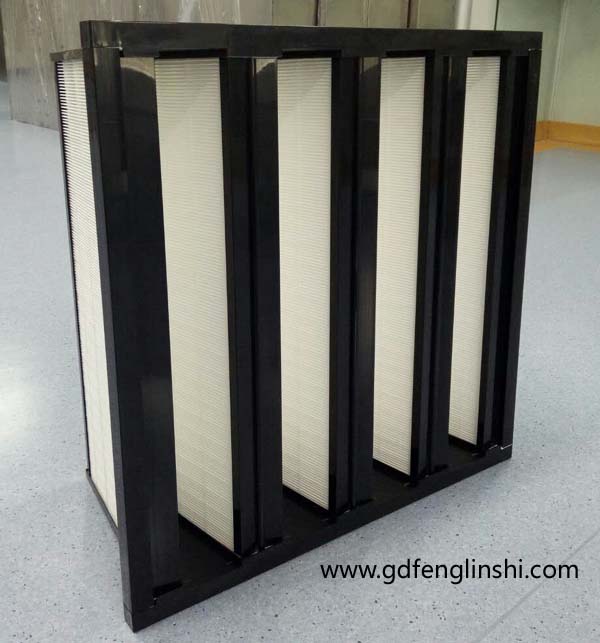 大風量組合式高效過濾器具有過濾面積大,阻力低,使用壽命長特點 大風量組合式高效過濾器具有過濾面積大,阻力低,使用壽命長特點