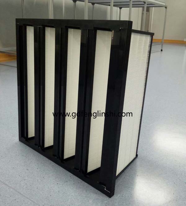 大風量組合式高效過濾器濾料采用玻璃纖維制作 大風量組合式高效過濾器濾料采用玻璃纖維制作