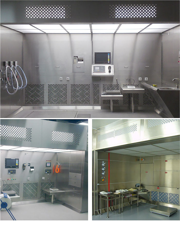 負(fù)壓稱稱量罩通過(guò)創(chuàng)造一個(gè)低氣壓的環(huán)境，防止生產(chǎn)過(guò)程中的粉塵、揮發(fā)物等有害物質(zhì)逸散到外界環(huán)境中，同時(shí)確保稱量結(jié)果的準(zhǔn)確性。